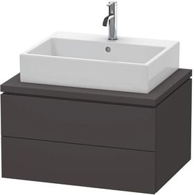 Duravit Konsolenunterschrank L-CUBE 400x720x547mm graphit supermatt