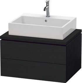 Duravit Konsolenunterschrank L-CUBE 400x720x547mm eiche schwarz