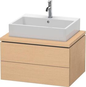 Duravit Konsolenunterschrank L-CUBE 400x720x547mm eiche natur