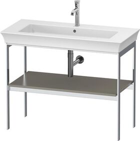 Duravit Metallkonsole WHITE TULIP 760x984x450mm steingrau seidenmatt