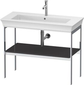 Duravit Metallkonsole WHITE TULIP 760x984x450mm graphit hochglanz