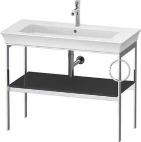 Duravit Metallkonsole WHITE TULIP 760x984x450mm grap hgl HTH rechts