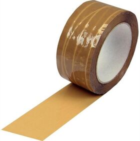 Klebeband fadenverstärkt Breite 50mm L.66m S.46µ PP braun Hotmeltkleber TRANSPAK - VPE: 36