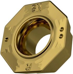 Fräswendeschneidplatte ISO ODMT 050508SN-R:M8330 D.5,5mm PVD beschichtet Gold - VPE: 10