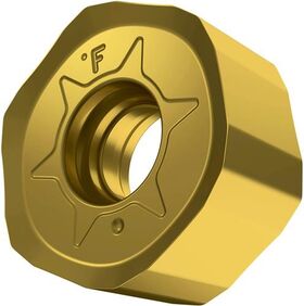 Fräswendeschneidplatte ISO HNGX 0604ANSN-F:M8330 D.3,7mm PVD beschichtet Gold - VPE: 10