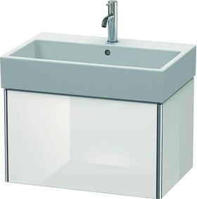 Duravit Waschtischunterbau XSQUARE 397x684x460mm weiß hochglanz