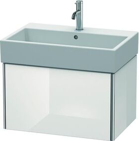 Duravit Waschtischunterbau XSQUARE 397x684x460mm weiß hochglanz
