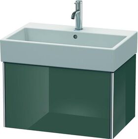Duravit Waschtischunterbau XSQUARE 397x684x460mm dolomiti grey hochglanz