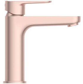 IDS Waschtischarmatur CERAFINE O H120, mit Push-Open-Ventil rose IDEAL STANDARD