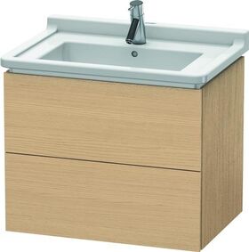 Duravit Waschtischunterbau L-CUBE 469x670x558mm eiche natur