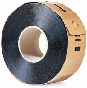 Umreifungsband Bandbreite12xStärke0,63mm L.3000m PP schwarz Kern 200mm TRANSPAK - VPE: 2
