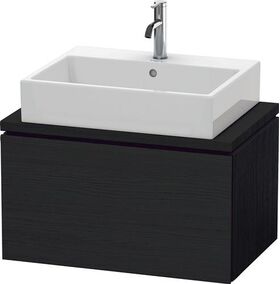 Duravit Konsolenunterschrank L-CUBE 400x720x477mm eiche schwarz