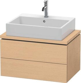 Duravit Konsolenunterschrank L-CUBE 400x720x477mm eiche natur