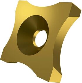 Scarfing-Schneideinsatz ISO SPUB 19-R20:6640 Radius 20mm MT-CVD beschicht. Gold - VPE: 10
