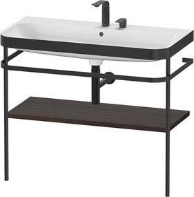 Duravit WTU HAPPY D.2 PLUS 975x490mm m Metallkon 2 HL NB gebürstet