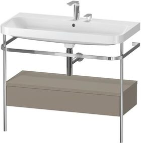 Duravit WTU HAPPY D.2 PLUS 975x490mm m Metallkon 2 HL Steingr sdm