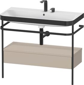 Duravit WTU HAPPY D.2 PLUS 975x490mm m Metallkon 2 HL ta seidenmatt