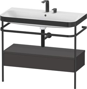 Duravit WTU HAPPY D.2 PLUS 975x490mm m Metallkon 2 HL gra supermatt