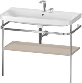 Duravit WTU HAPPY D.2 PLUS 975x490mm m Metallkon 2 HL ta seidenmatt