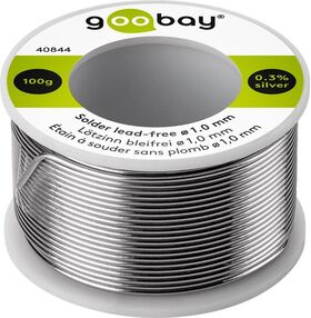 Lötzinn bleifrei, ø 1,0 mm, 100 g- VPE: 1