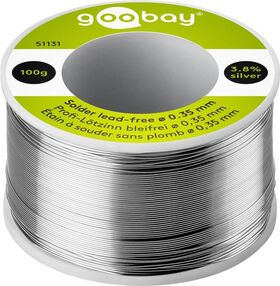Profi-Lötzinn bleifrei, ø 0,35 mm, 100 g- VPE: 1