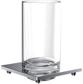 Emco Glashalter LIAISON Glas Kristallglas klar chrom EMCO