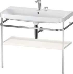 Duravit WTU HAPPY D.2 PLUS 975x490mm m Metallkon 2 HL we hochglanz