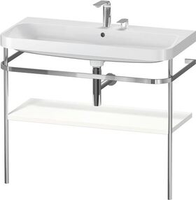 Duravit WTU HAPPY D.2 PLUS 975x490mm m Metallkon 2 HL we seidenmatt