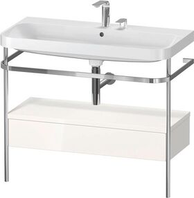 Duravit WTU HAPPY D.2 PLUS 975x490mm m Metallkon 2 HL we hochglanz
