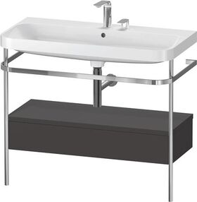 Duravit WTU HAPPY D.2 PLUS 975x490mm m Metallkon 2 HL gra supermatt