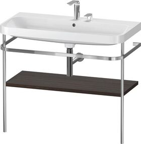 Duravit WTU HAPPY D.2 PLUS 975x490mm m Metallkon 2 HL NB gebürstet