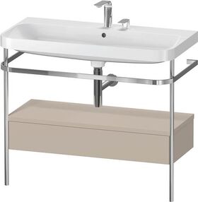 Duravit WTU HAPPY D.2 PLUS 975x490mm m Metallkon 2 HL ta seidenmatt