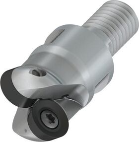 Kopier-Planfräser ISO 24E2R032M12-SRD12-CF D.12,5mm m.Wendeplatte Schneid-D.24mm