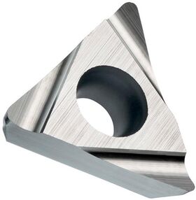 Drehwendeschneidplatte ISO TPGX 110204FL-JQ:TT010 Bohrungs-D. 2,8mm Farbe Grau - VPE: 10