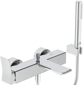 IDS Einhebel-Badearmatur CHECK AP, DN 15, mit Brause-Set chrom IDEAL STANDARD