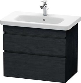 Duravit Waschtischunterbau DURASTYLE 448x730x610mm eiche schwarz