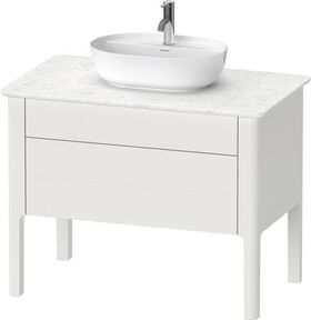 Duravit Waschtischunterbau LUV 938x570mm f Kons freist No we seidenamtt