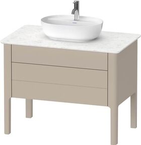 Duravit Waschtischunterbau LUV 938x570mm f Kons freist taupe seidenmatt