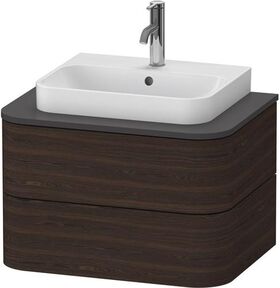 Duravit Konsolenunterschrank HAPPY D.2 P 408x650x480mm nussbaum gebürstet