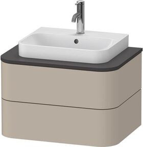 Duravit Konsolenunterschrank HAPPY D.2 P 408x650x480mm taupe seidenmatt