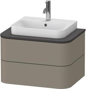 Duravit WTU HAPPY D.2 PLUS 650x480mm 2 Schubk Steingr sdm o ES