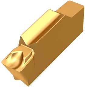 Drehwendeschneidplatte ISO LCMR 031602-CM:T8330 Breite 6mm PVD beschichtet Gold - VPE: 10