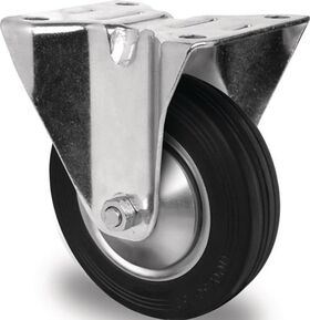 Bockrolle D.125mm Trgf.100kg VG Platte L105xB80mm PROMAT