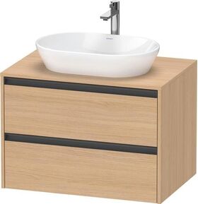 Duravit Waschtischunterbau Ketho.2 800x568x550mm eiche natur