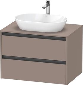 Duravit Waschtischunterbau Ketho.2 800x568x550mm basalt matt