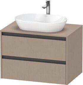 Duravit Waschtischunterbau Ketho.2 800x568x550mm leinen