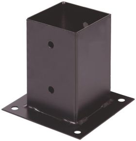 Aufschraubhülse f.Vierkantpfosten f.Pfosten 4-kant 91x91 1180g GAH