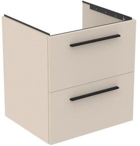 IDS Waschtischunterschrank i.life B 600x505x630mm, 2 Auszüge Sandbeige matt IDEAL STANDARD