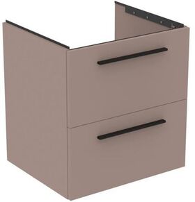 IDS Waschtischunterschrank i.life B 600x505x630mm, 2 Auszüge Greige matt IDEAL STANDARD