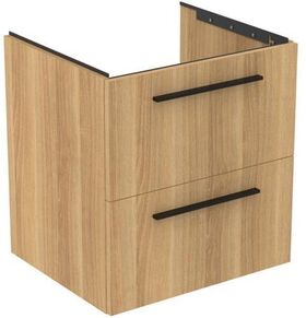 IDS Waschtischunterschrank i.life B 600x505x630mm, 2 Auszüge Eiche Natur IDEAL STANDARD